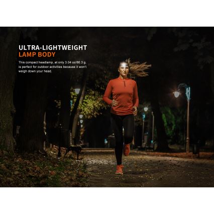 Fenix HM23V20 - LED Dimmelhető fejlámpa LED/1xAA IP68 300 lm 100 h