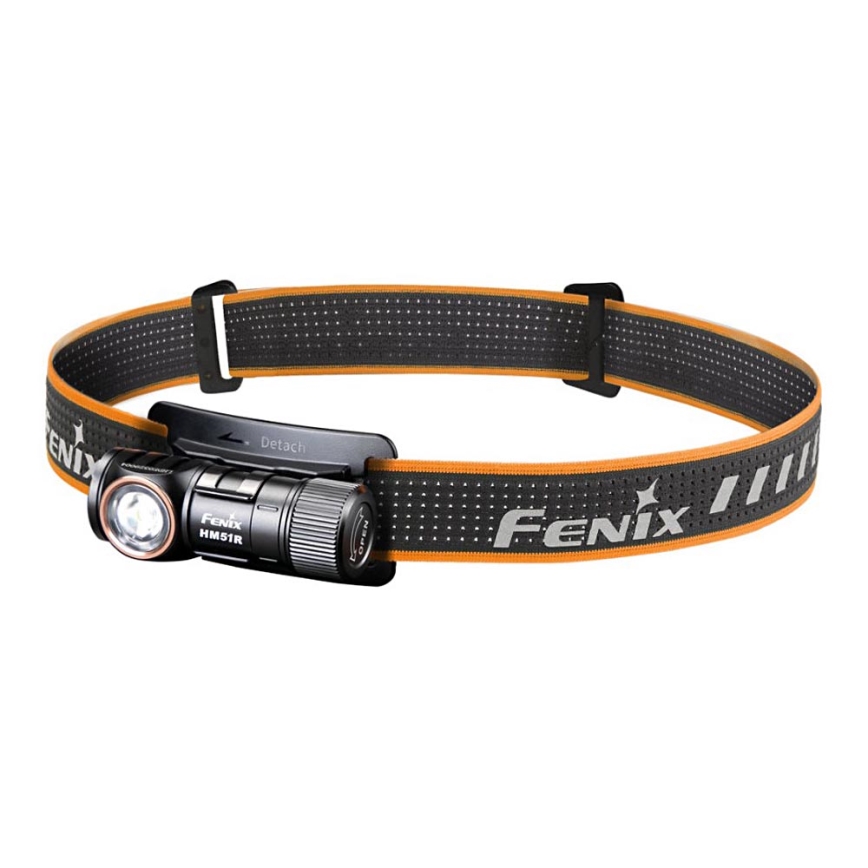 Fenix HM51RV20 - Újratölthető LED fejlámpa 3xLED/1xCR123A/USB IP68 700 lm 120 óra 700 m