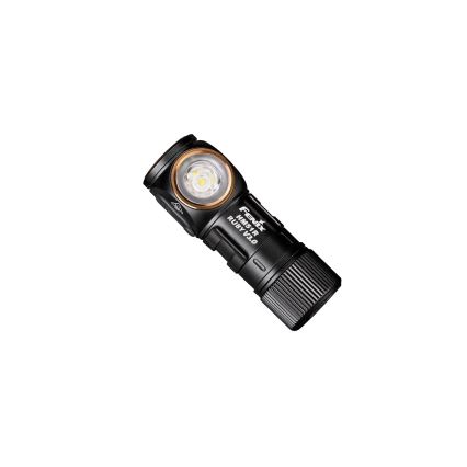 Fenix HM51RV30 - LED, fényerőszabályozható, újratölthető fejlámpa LED/USB/1xCR123A 950 mAh IP68 860 lm 125 h narancssárga