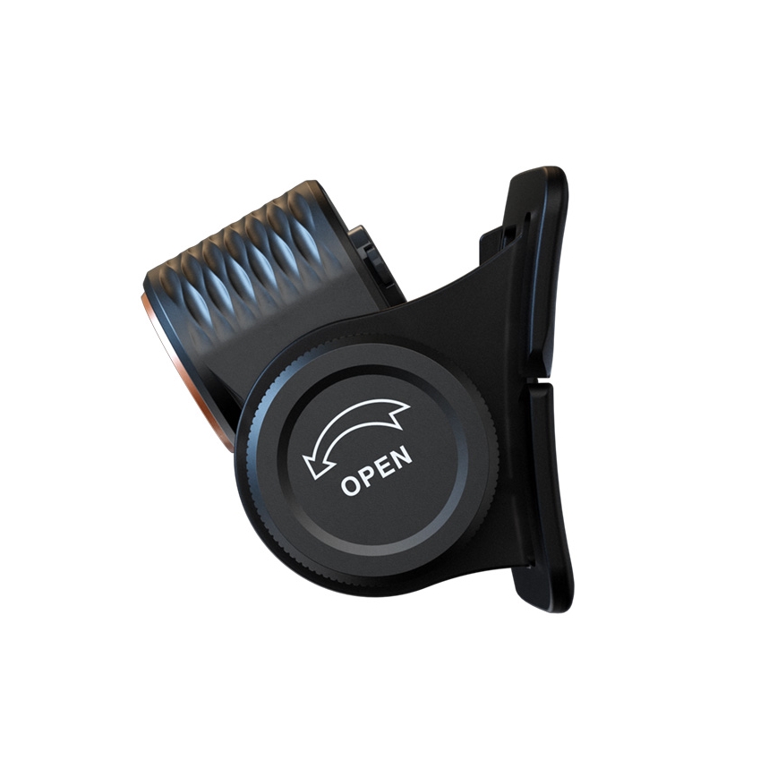 Fenix HM55RABL - LED dimmelhető újratölthető fejlámpa LED/USB/1xCR123A 1600 mAh IP68 1200 lm 141,2 h fekete