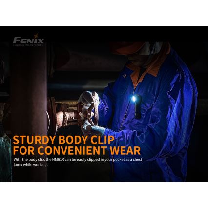 Fenix HM61R - LED Újratölthető fejlámpa 3xLED/2xCR123A IP68 1200 lm 400 óra