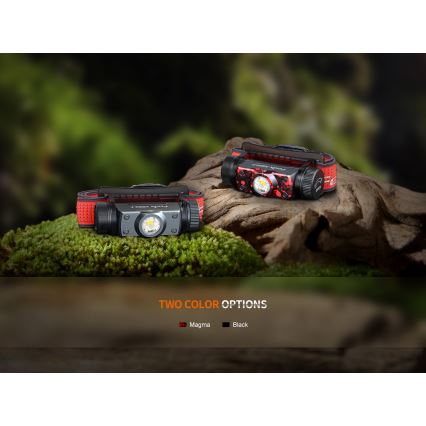 Fenix HM62TMGM - LED Dimmelhető újratölthető fejlámpa LED/USB IP68 1200 fényes 280 h 3400 mAh