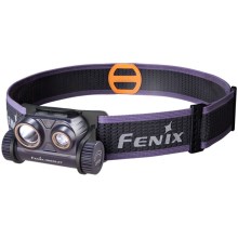 Fenix HM65RDTPRP - LED Tölthető fejlámpa LED/USB IP68 1500 lm 300 h lila/fekete
