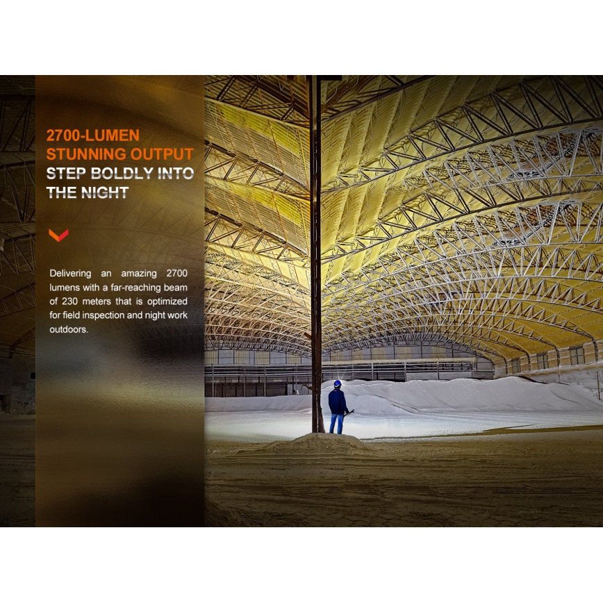 Fenix HM71R - LED Tölthető fejlámpa LED/USB IP68 2700 fényes 400 h 5000 mAh