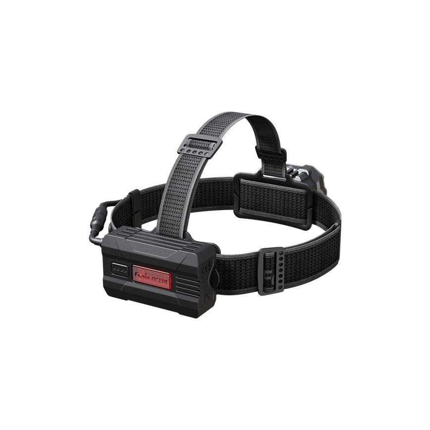 Fenix HP35R - LED, fényerőszabályozható, USB-újratölthető fejlámpa 5000 mAh IP66 4000 lm 500 h fekete