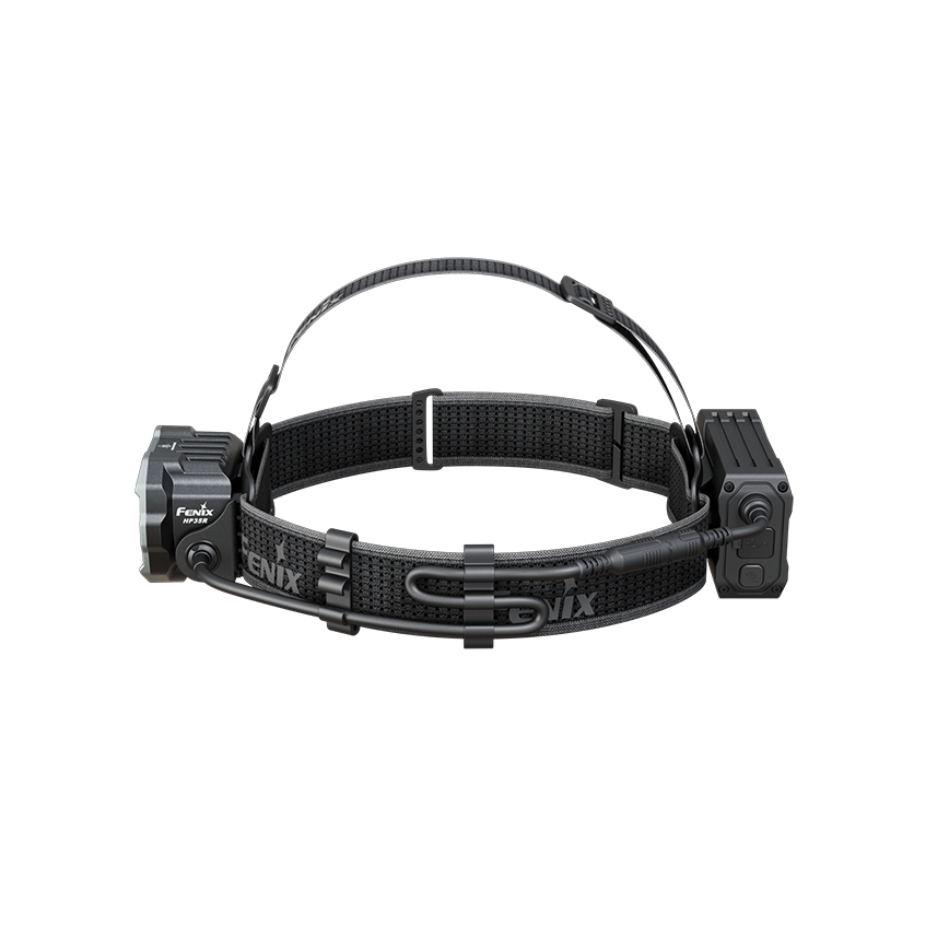 Fenix HP35R - LED, fényerőszabályozható, USB-újratölthető fejlámpa 5000 mAh IP66 4000 lm 500 h fekete