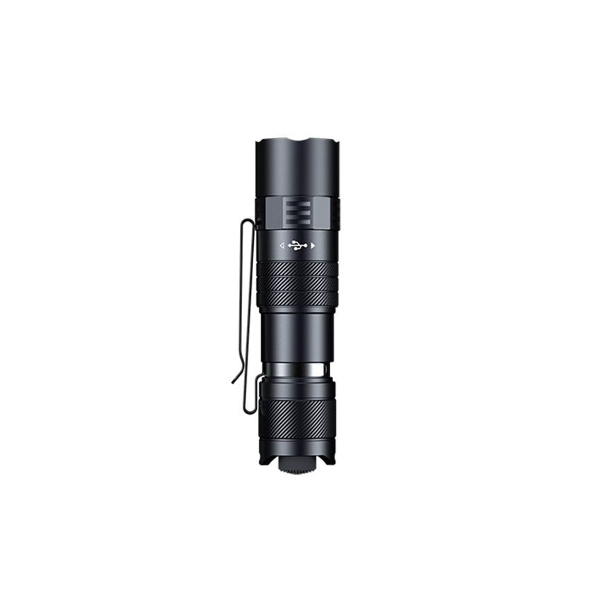 Fenix PD26RACE - LED fényerőszabályozható újratölthető zseblámpa LED/USB 1600 mAh IP68 1300 lm 556 h fekete