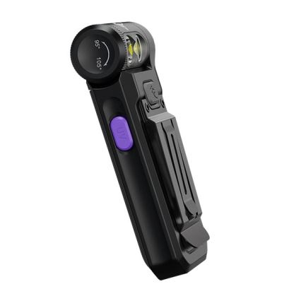 Fenix SW05RUVBLC - LED Dimmelhető újratölthető zseblámpa LED/USB IPX6 150 lm 49 h 700 mAh fekete