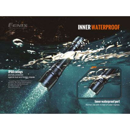 Fenix TK20RV20 - LED Taktikai újratölthető zseblámpa LED/USB IP68 3000 lm 48 óra