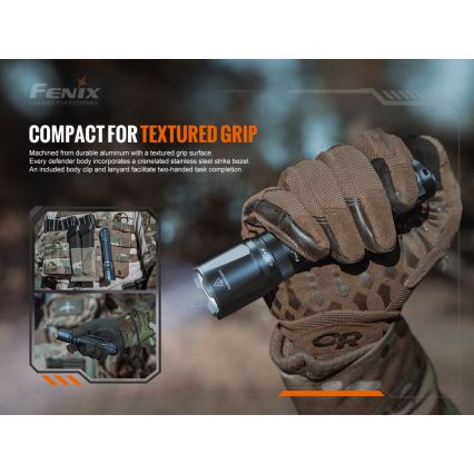 Fenix TK20RV20 - LED Taktikai újratölthető zseblámpa LED/USB IP68 3000 lm 48 óra