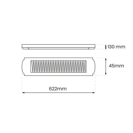 Fénycsöves lámpa 2xG13/18W/230V