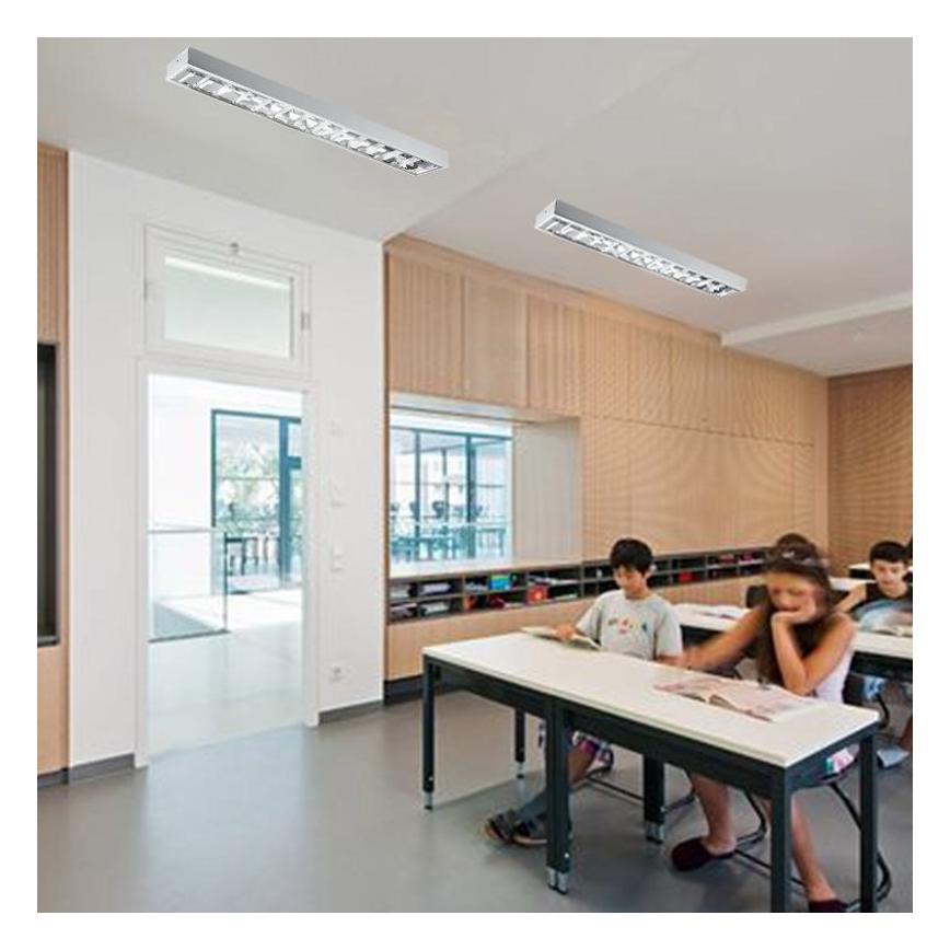 Fénycsöves lámpa T8 2xG13/18W/230V 120 cm fehér