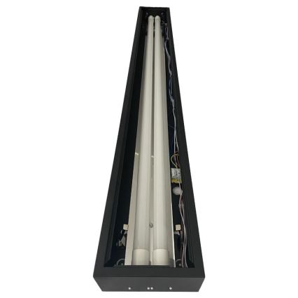 Fénycsöves lámpa T8 2xG13/18W/230V 120 cm fekete