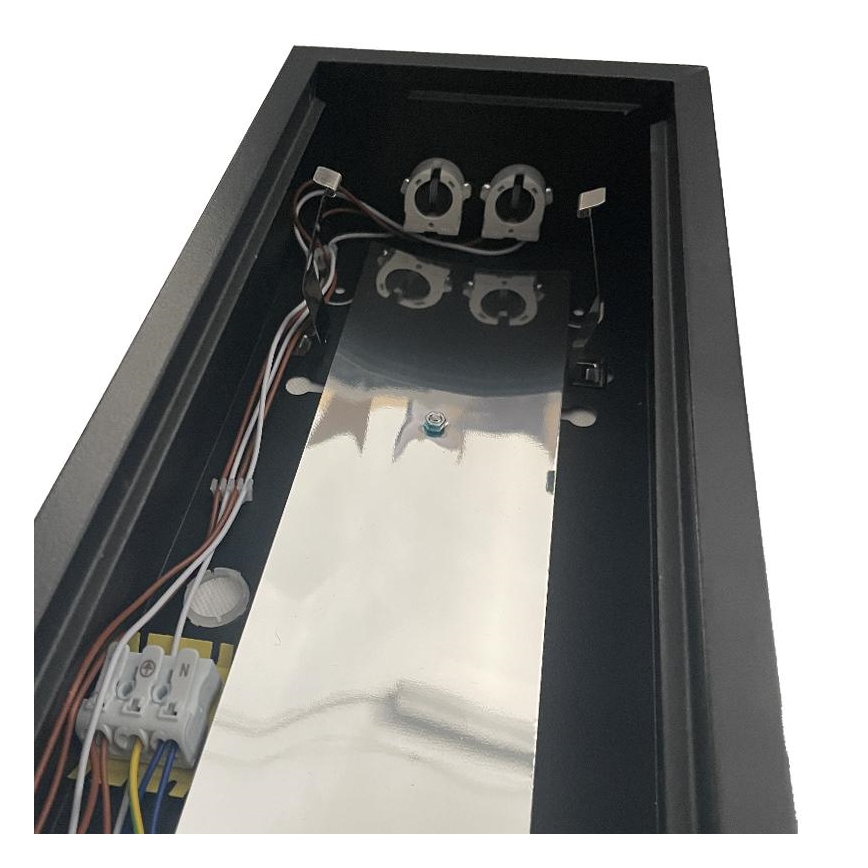 Fénycsöves lámpa T8 2xG13/18W/230V 120 cm fekete