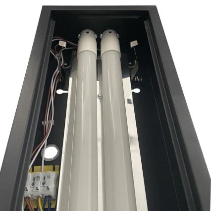 Fénycsöves lámpa T8 2xG13/18W/230V 120 cm fekete