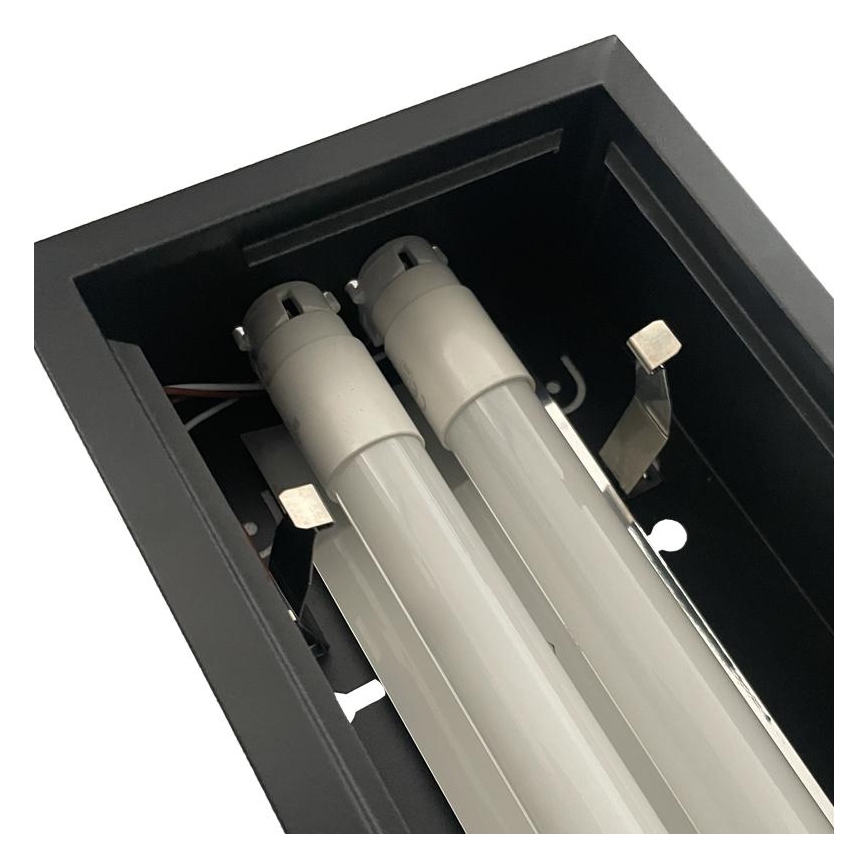 Fénycsöves lámpa T8 2xG13/18W/230V 120 cm fekete