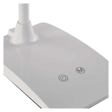 Fényerőszabályozható LED asztali lámpa EDDY LED/6W/230V 3000/4500/6800K fehér