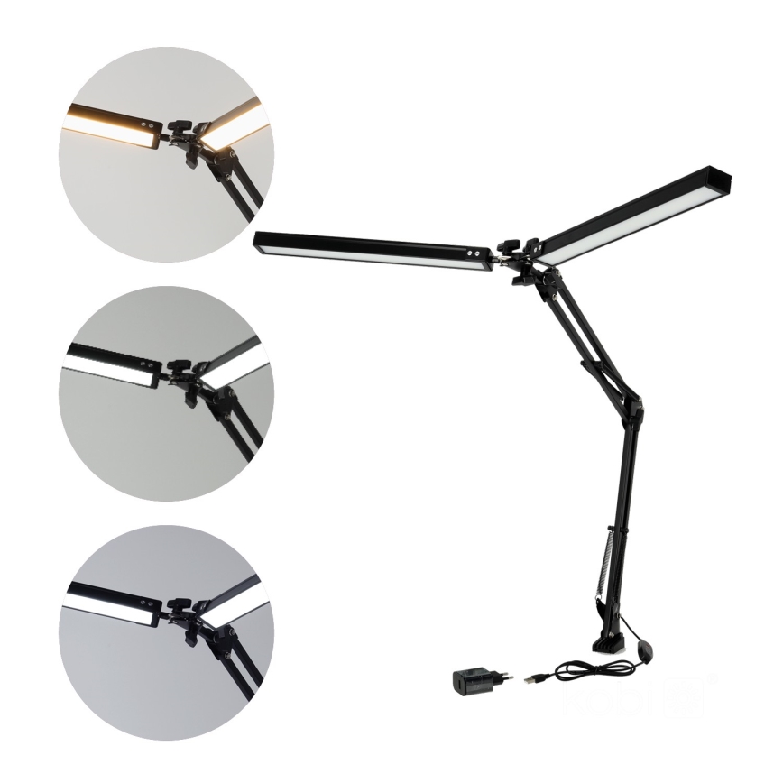 Fényerőszabályozható LED asztali lámpa TENUIX DUO LED/15W/230V 3000-6000K