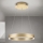 Fényerőszabályozható LED csillár kábelen KOLK LED/40W/230V 2700/3000/4000K átm. 40 cm arany