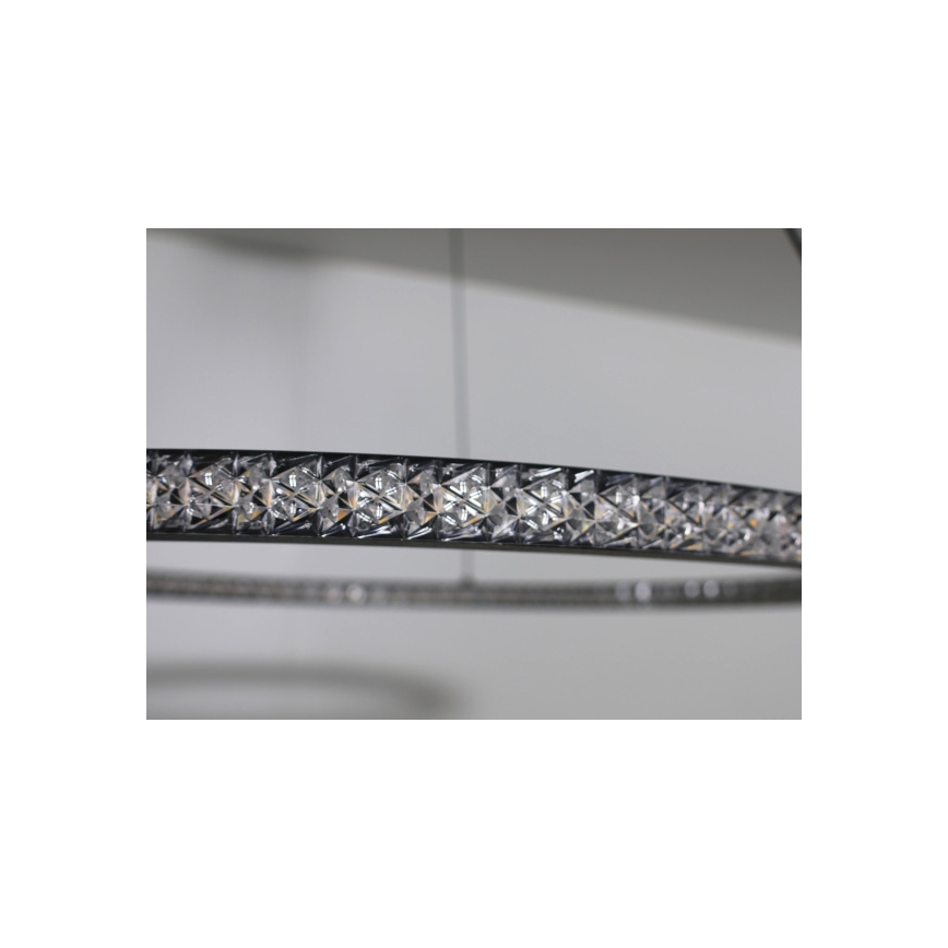 Fényerőszabályozható LED csillár kábeles felfüggesztéssel LED/150W/230V 3000-6500K + távirányító