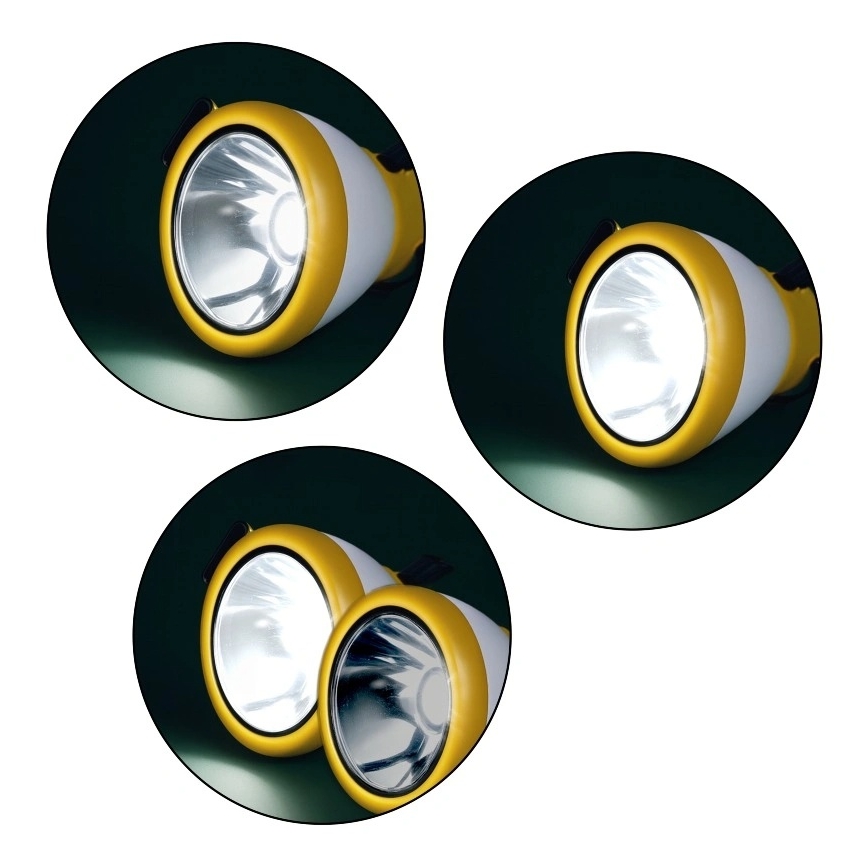 LED dimmelhető hordozható újratölthető lámpa powerbank funkcióval LUMINA MINIO LED/5V 1800 mAh IP44 sárga