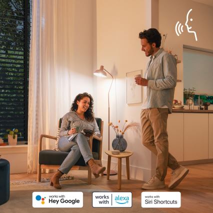 LED RGB dimmelhető izzó Philips SMART P45 E14/4,9W/230V 2200-6500K CRI 90