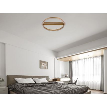 Fényerőszabályozható LED mennyezeti lámpa LED/60W/230V 3000-6500K + távirányító