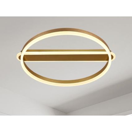 Fényerőszabályozható LED mennyezeti lámpa LED/60W/230V 3000-6500K + távirányító