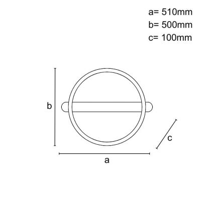 Fényerőszabályozható LED mennyezeti lámpa LED/60W/230V 3000-6500K + távirányító