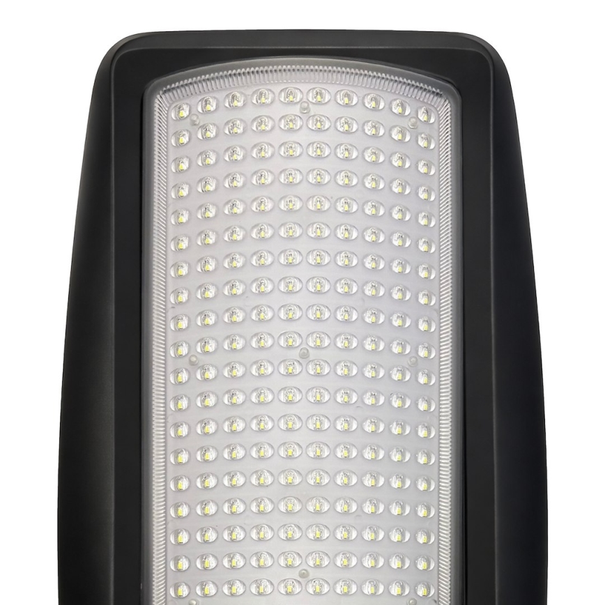LED Dimmelhető napelemes utcai lámpa érzékelővel VENICE LED/200W/3,2V 12000 mAh IP65 fekete + távirányító