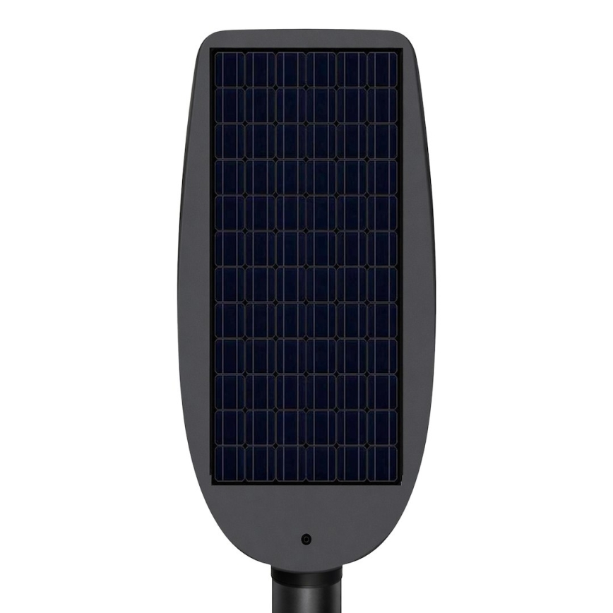 LED Dimmelhető napelemes utcai lámpa érzékelővel VENICE LED/200W/3,2V 12000 mAh IP65 fekete + távirányító