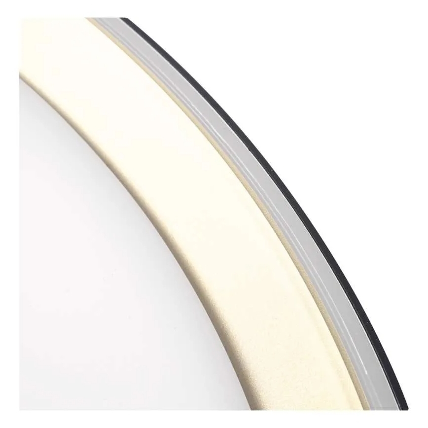 LED Fényerőszabályozható mennyezeti lámpatest ILVI LED/45W/230V 2700-6500K átm. 50 cm fekete/sárgaréz + távirányító