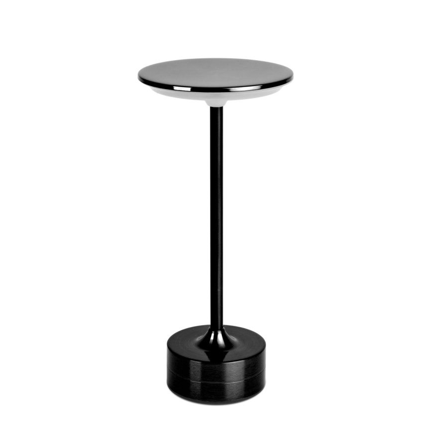 LED fényerőszabályozható újratölthető asztali lámpa NEW YORK LED/1,8W/5V 2700K/4000K/6500K 1200 mAh fekete