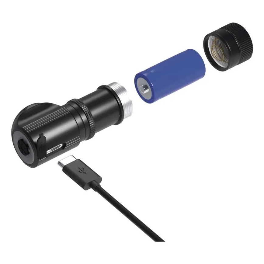 Fényerőszabályozható, újratölthető LED fejlámpa/800 mAh 3,7V