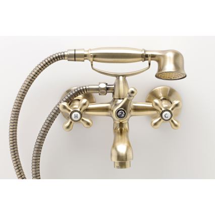 FERRO - ANTICA RETRO bronz kádgarnitúra csapteleppel