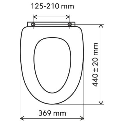 FERRO - WC-ülőke SoftClose duroplaszt/fehér