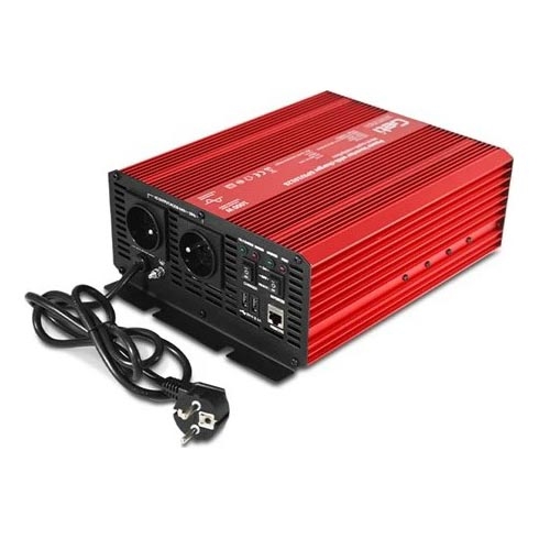 Feszültségátalakító 1000W/12/230V