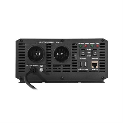 Feszültségátalakító 1000W/12/230V