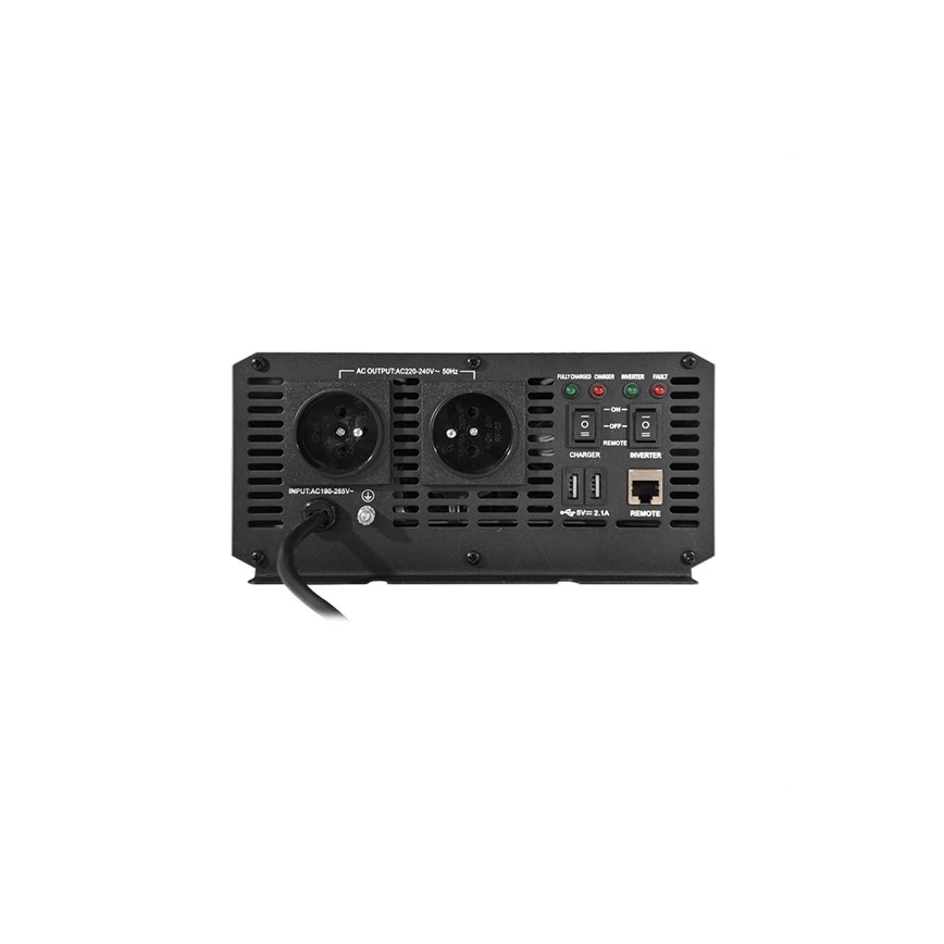 Feszültségátalakító 1000W/12/230V