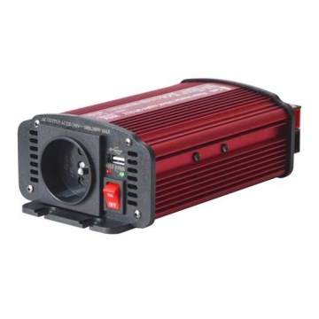 Feszültségátalakító 300W/12/230V + USB
