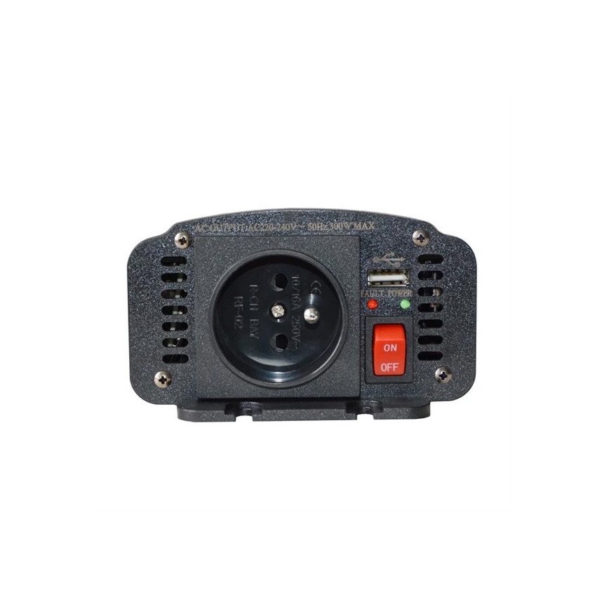 Feszültségátalakító 300W/12/230V + USB