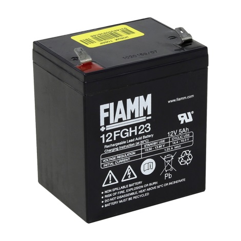 Fiamm 12FGH23 - Ólomakkumulátor 12V/5Ah/faston 6,3mm