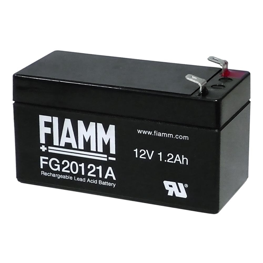 Fiamm FG20121A - Ólomakkumulátor 12V/1,2Ah/csatlakozó 4,7mm