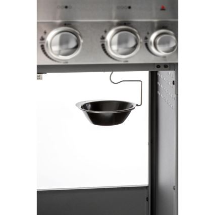 Fieldmann - 5 égős gázgrill, matt króm