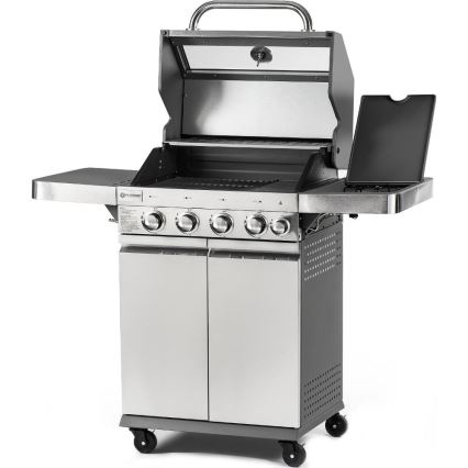 Fieldmann - 5 égős gázgrill, matt króm