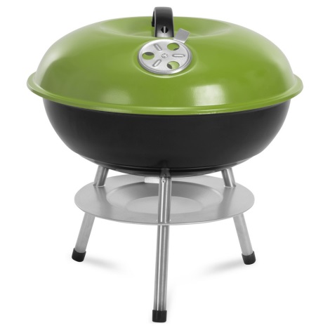 Fieldmann - Faszén asztali grill zöld/fekete