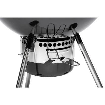 Fieldmann - Faszén grill fekete/króm