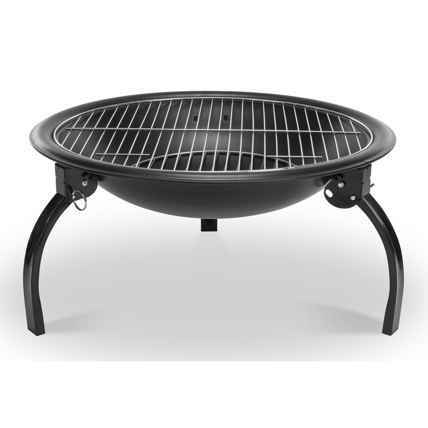 Fieldmann - Hordozható tábortűz grillezővel