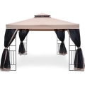 Fieldmann - Kerti pavilon 3x3 m bézs/fekete