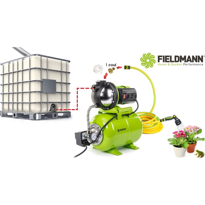 Fieldmann - Kerti vízmű 1100W/230V